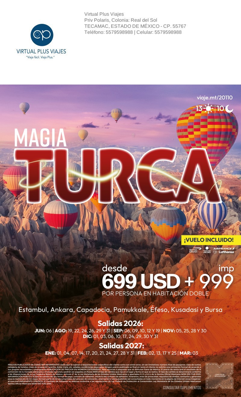 Magia Turca — Virtual Plus Viajes